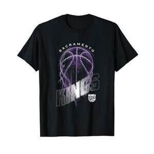 Nba Sacramento Kings Lightning Bolt Basketball  T-Shirt